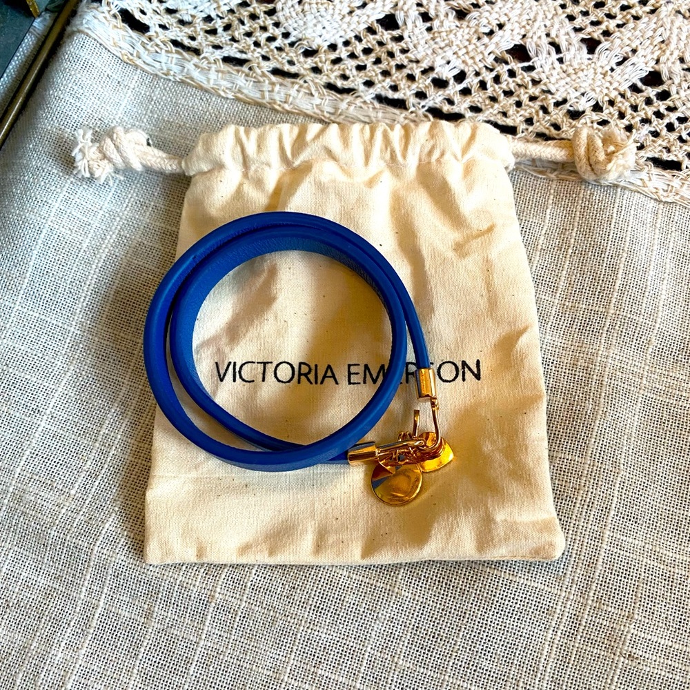 Victoria Emerson Blue Wrap Bracelet